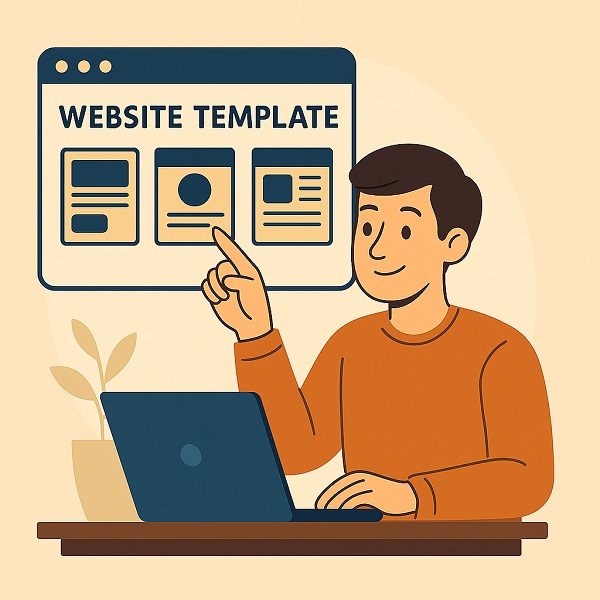 طراحی سایت با قالب آماده